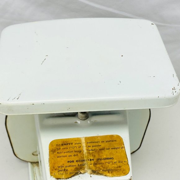 Vintage Pelouze 2LB Portion Control Kitchen Tool 1954 Nalley's Dial Model Y-32 - Picture 7 of 12